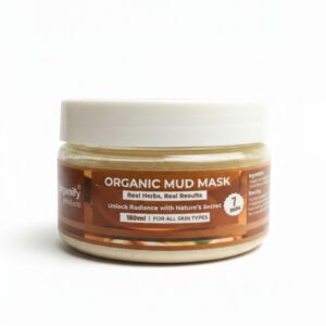 Home organic mud mask – deep cleansing, skin tightening & anti aging treatment | mineral rich face mask – mj organify